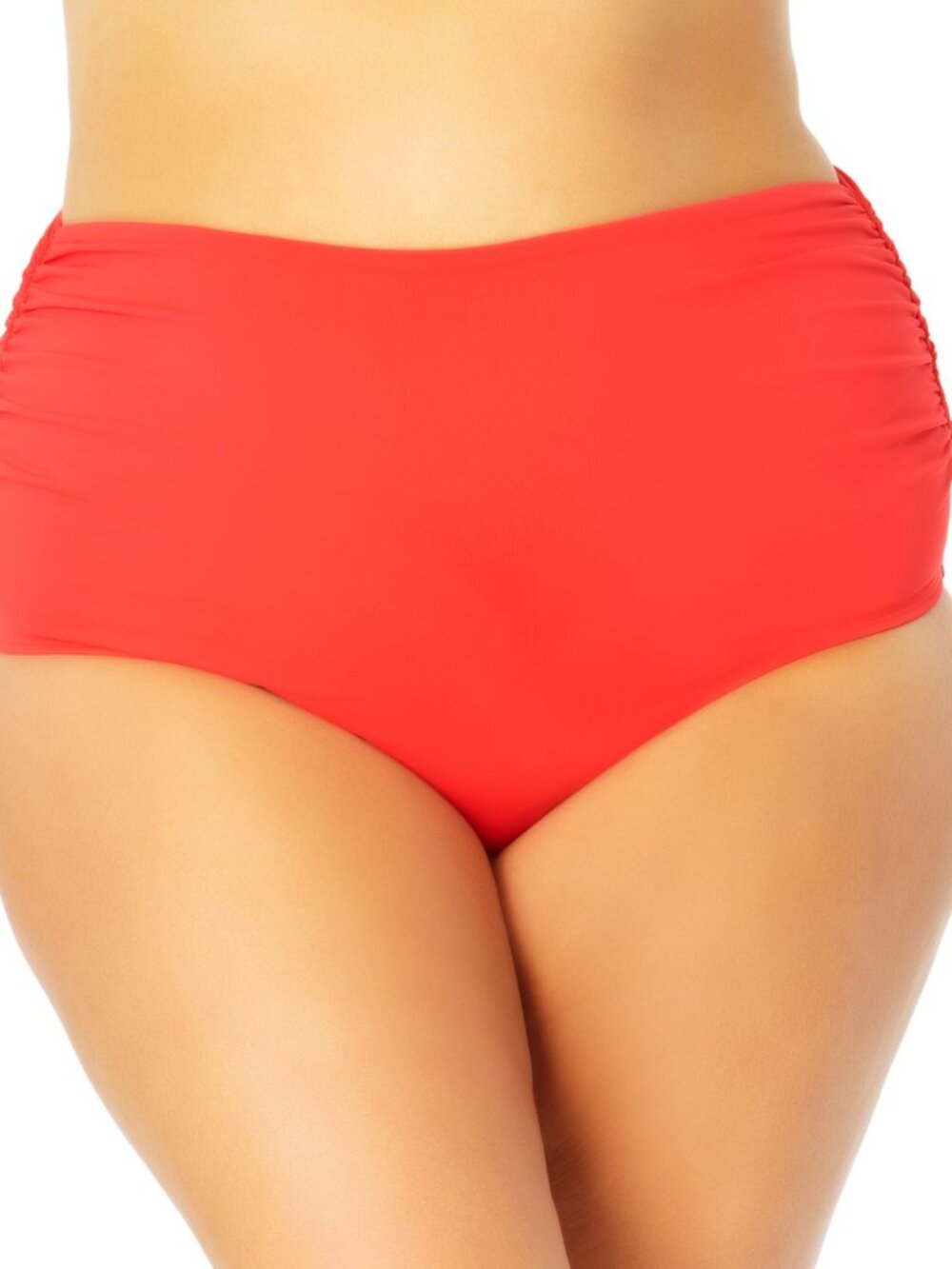 Anne Cole Womens Plus Size High-Waist Bikini Bottoms